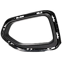 Front, Driver Side Fog Light Trim, Textured Black