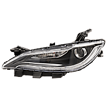 Driver Side Headlight, with Bulb, Halogen, Limited/C Model, with Daytime Running Light, CAPA Certified