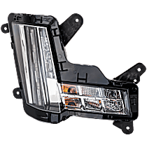 Front, Passenger Side Turn Signal Light, With bulb(s),, CAPA Certified