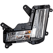 Front, Driver Side Turn Signal Light, With bulb(s),, CAPA Certified