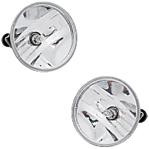 Front, Driver and Passenger Side Halogen Fog Light, With bulb(s)