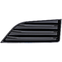 Front, Passenger Side Fog Light Cover, Black, 6 Cyl., 3.6L Engine