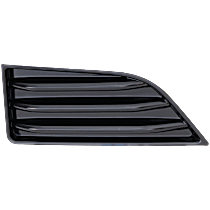 Front, Driver Side Fog Light Cover, Black, 6 Cyl., 3.6L Engine
