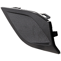 Front, Driver Side Fog Light Cover, Textured Dark Gray