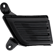 Front, Driver Side Fog Light Cover, Textured Black