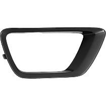 Front, Passenger Side Fog Light Trim, Textured Black