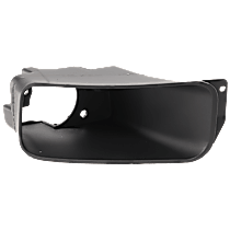 Front, Passenger Side Fog Light Trim, Textured Black