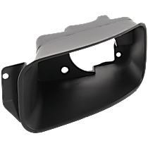 Front, Driver Side Fog Light Trim, Textured Black