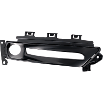 Front, Passenger Side Fog Light Trim, Textured Black