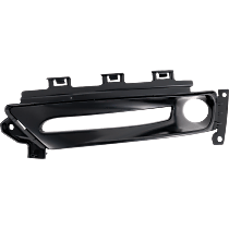 Front, Driver Side Fog Light Trim, Textured Black