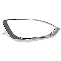 Front, Passenger Side Fog Light Trim, Chrome, 6 Cyl., 3.6L Engine
