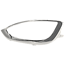 Front, Driver Side Fog Light Trim, Chrome, 6 Cyl., 3.6L Engine