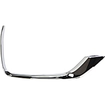 Front, Passenger Side Fog Light Trim, Chrome