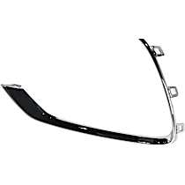 Front, Driver Side Fog Light Trim, Chrome
