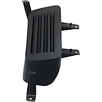 Front, Driver Side Fog Light Cover, Black