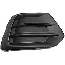 Front, Passenger Side Fog Light Cover, Textured Black, 4 Cyl., 1.4L Engine
