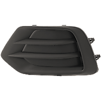 Front, Driver Side Fog Light Cover, Textured Black, 4 Cyl., 1.4L Engine