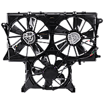 Radiator Cooling Fan Assembly, 2.7L/3.0L Turbo, Tri-fan