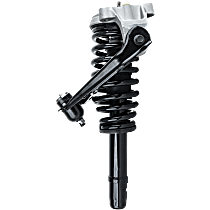 Front, Passenger Side Fully Loaded Strut, FWD, Sedan, Front Wheel Drive, With Control Arm
