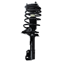 Front, Passenger Side Fully Loaded Strut, FWD, Sedan, Front Wheel Drive, Without Electronic Suspension