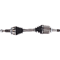 Front, Driver Side Axle Assembly, With Standard Neoprene Outboard Boot, New, 3.6L 6Cyl