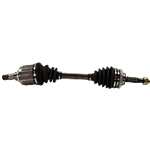 Front, Driver Side Axle Assembly, Non-ABS, Automatic , 1.6L 4Cyl, New, Transaxle