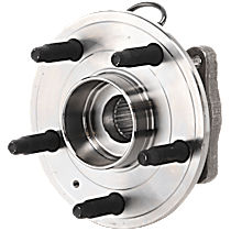 Rear, Driver or Passenger Side Wheel Hub, 5 Lugs, With Bearing
