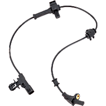 Front, Driver or Passenger Side ABS Speed Sensor, Spindle Mounted