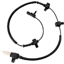 Rear, Driver or Passenger Side ABS Speed Sensor, Spindle Mounted