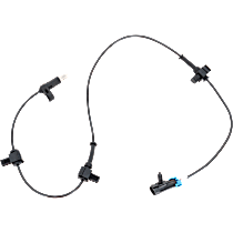 Rear, Driver or Passenger Side ABS Speed Sensor, Spindle Mounted