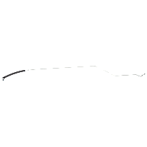 Fuel Line, Rubber and Metal, 0.3 in.