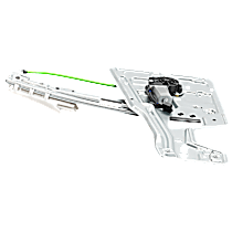 Front, Passenger Side Power Window Regulator, With Motor