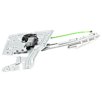 Front, Driver Side Power Window Regulator, With Motor