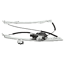 Front, Driver Side Power Window Regulator, With Motor