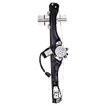 Rear, Driver Side Window Regulator, Power, 6 Cyl., 3.6L Engine