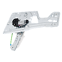 Rear, Passenger Side Window Regulator, Power