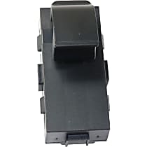Rear, Driver or Passenger Side Window Switch, Black