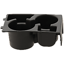 Cup Holder - Black, Plastic, Direct Fit, Sold individually