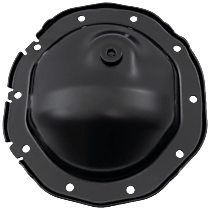 Differential Cover - Black, Steel, Direct Fit, Sold individually