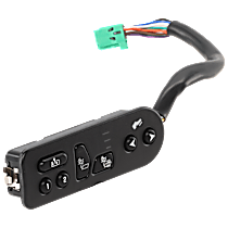 Front, Driver Side Seat Heater Switch, 12 Male Blade Terminals, 1 Male Connector