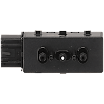 Driver Side Seat Switch, Plastic, Black - Driver Side