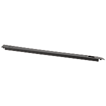 Textured Bed Rail Cap, Black, Plastic
