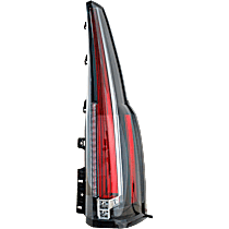 Passenger Side Tail Light, with Bulb, Halogen, Clear and Red Lens, 8 Cyl., 6.2L Engine