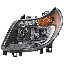 Driver Side Headlight, with Bulb, Halogen, with Daytime Running Light