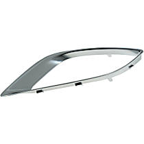 Front, Passenger Side Fog Light Trim, Silver