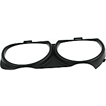 Passenger Side, Headlight Bezel, Black, 8 Cyl., 6.2L Engine
