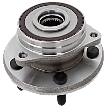 Front, Driver or Passenger Side Wheel Hub, With Bearing, 5 x 5.5 in. Bolt Pattern