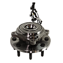 Wheel Hub, With Bearing, 8 x 6.5 in. Bolt Pattern
