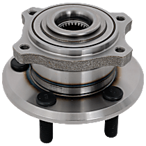 Rear, Driver or Passenger Side Wheel Hub, With Bearing, 5 x 4.52 in. Bolt Pattern