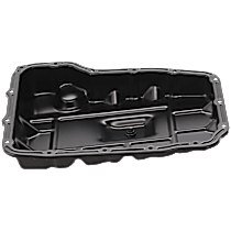 Transmission Pan - Natural, Aluminum, Stock Depth, Direct Fit, Sold individually